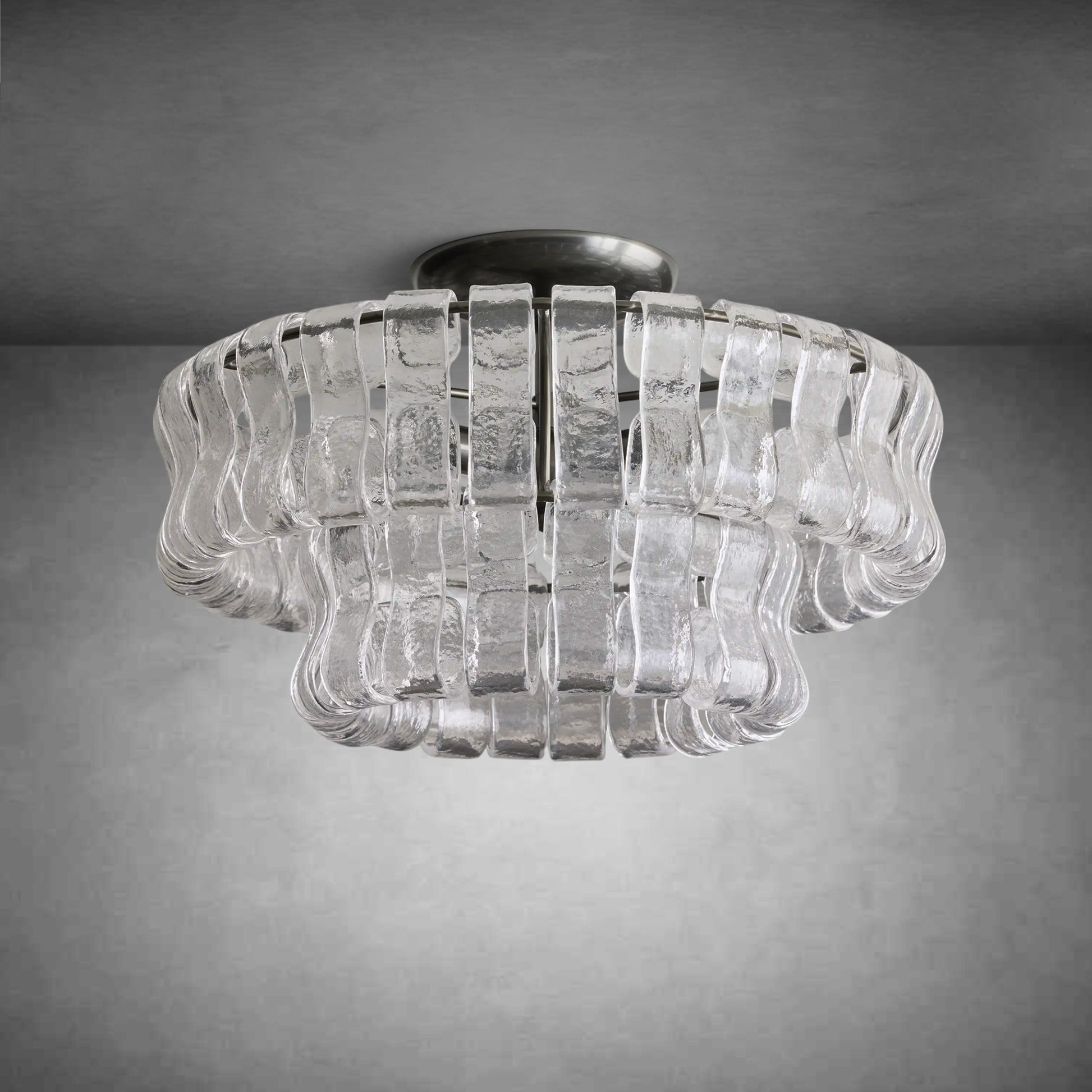 Ghiaccio Flushmount-Fanci Lamps