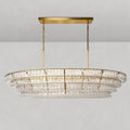 Ghiaccio Oval Chandelier 54''65''-Fanci Lamps