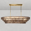 Ghiaccio Oval Chandelier 54''65''-Fanci Lamps