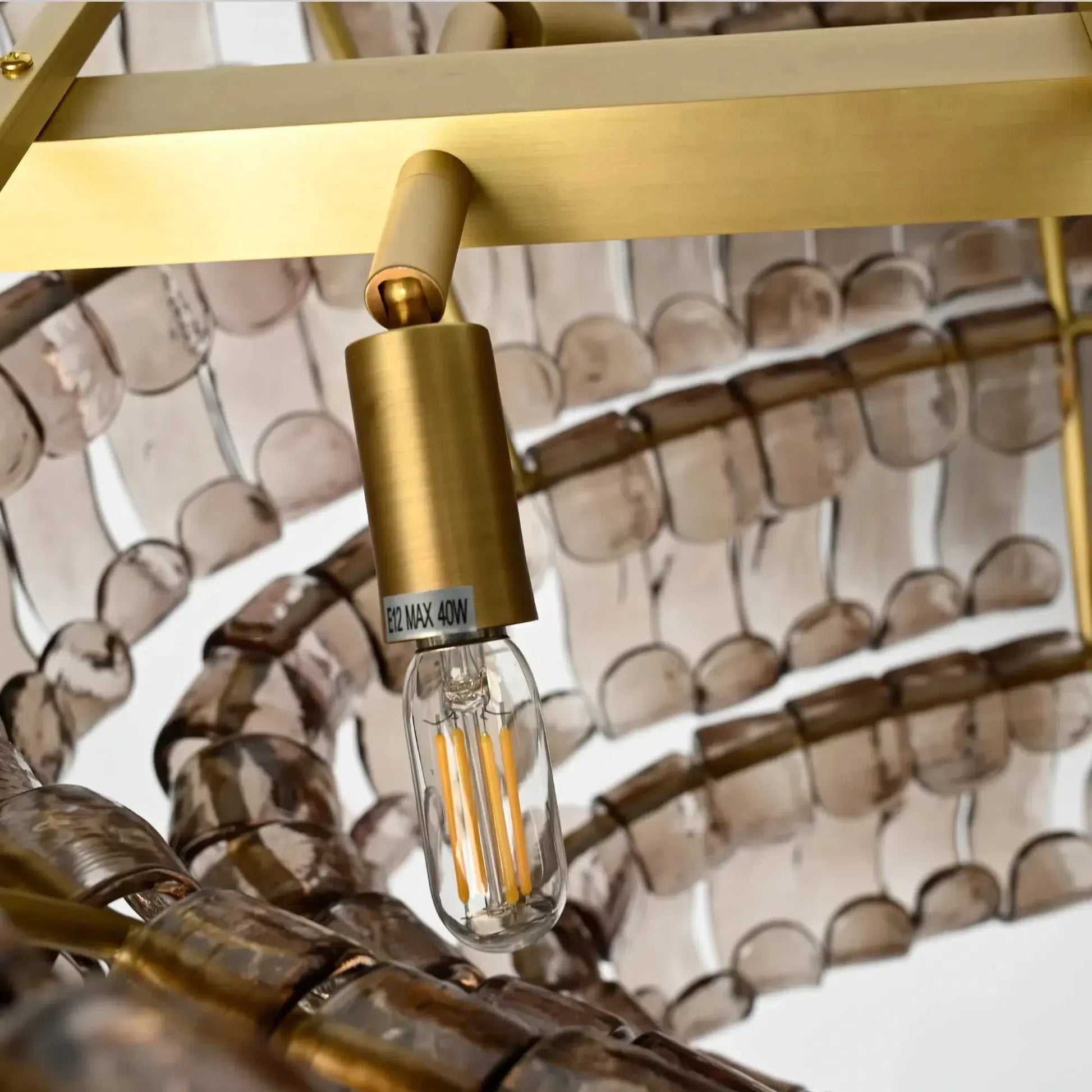 Ghiaccio Oval Chandelier 54''65''-Fanci Lamps