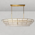 Ghiaccio Oval Chandelier 54''65''-Fanci Lamps