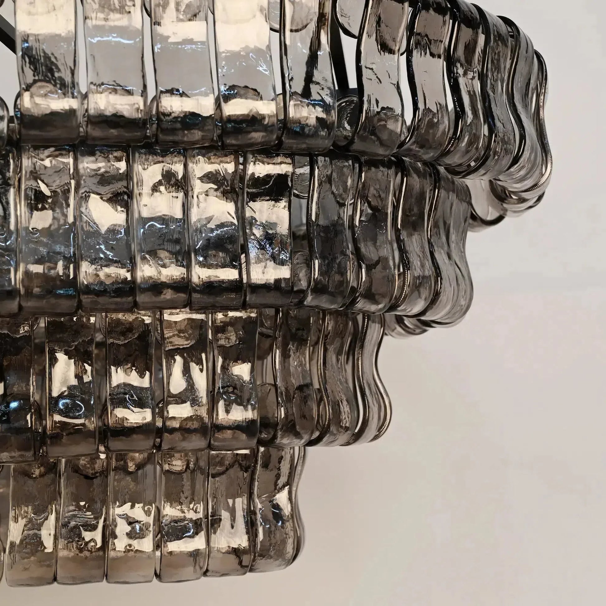 Ghiaccio Oval Chandelier 54''65''-Fanci Lamps
