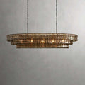 Ghiaccio Oval Chandelier 54''65''-Fanci Lamps