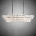 Ghiaccio Oval Chandelier 54''65''-Fanci Lamps