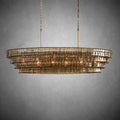 Ghiaccio Oval Chandelier 54''65''-Fanci Lamps