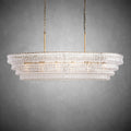 Ghiaccio Oval Chandelier 54''65''-Fanci Lamps