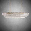Ghiaccio Oval Chandelier 54''65''-Fanci Lamps