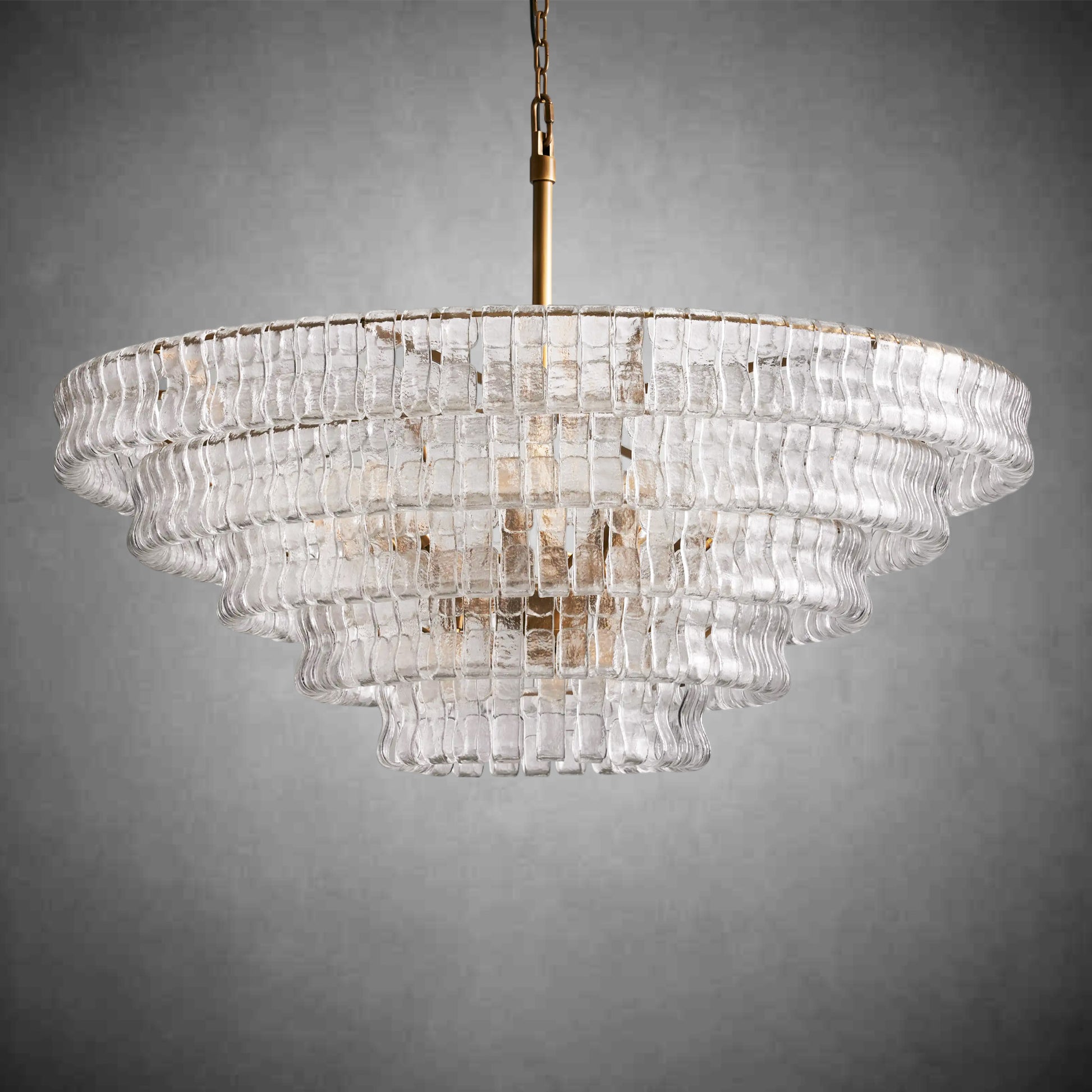 Ghiaccio Round Chandelier 24"36"48"60"-Fanci Lamps