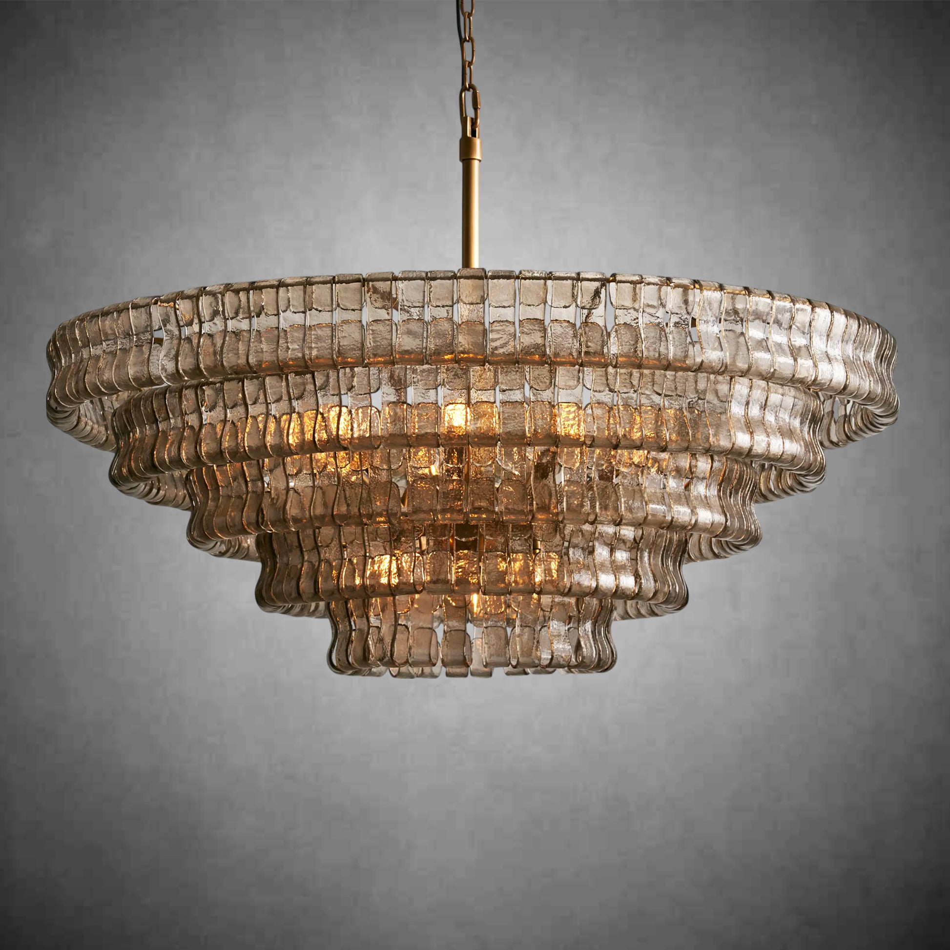 Ghiaccio Round Chandelier 24"36"48"60"-Fanci Lamps