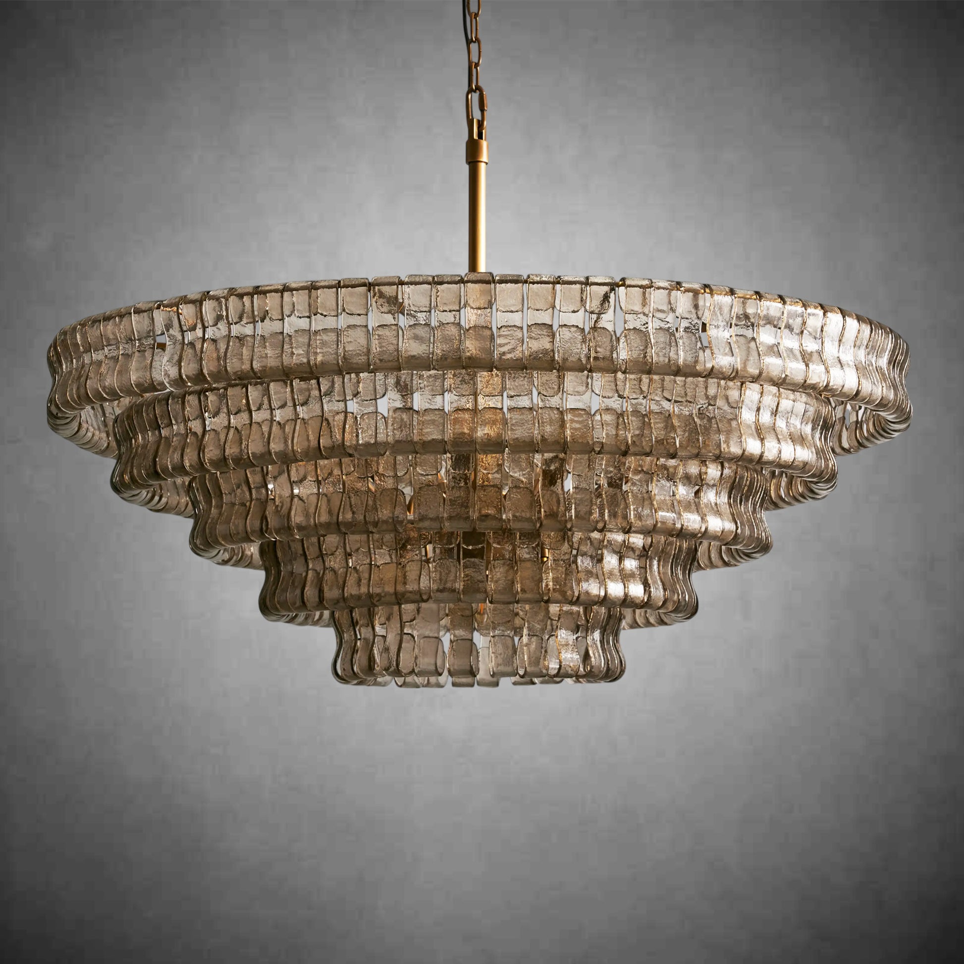 Ghiaccio Round Chandelier 24"36"48"60"-Fanci Lamps