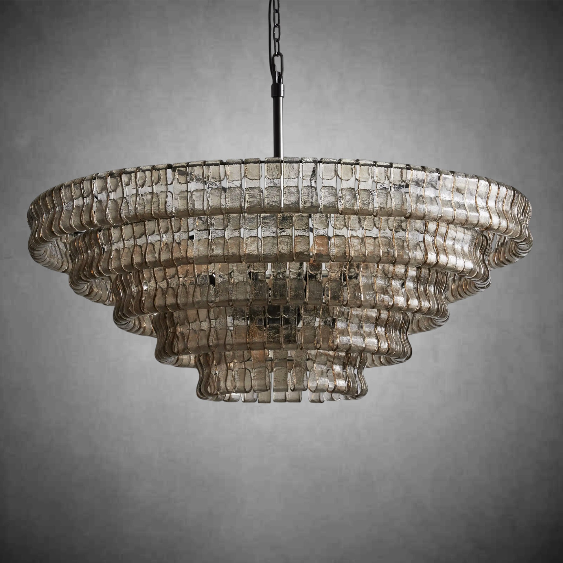 Ghiaccio Round Chandelier 24"36"48"60"-Fanci Lamps