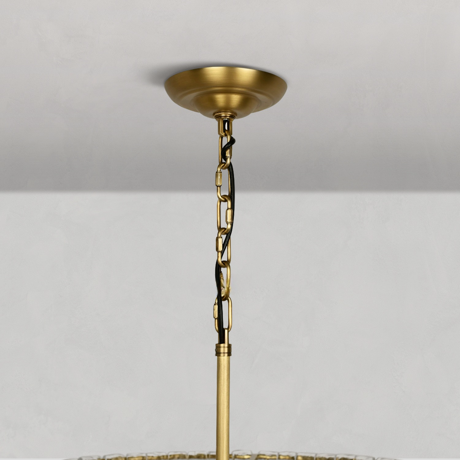 Ghiaccio Round Chandelier 24"36"48"60"-Fanci Lamps