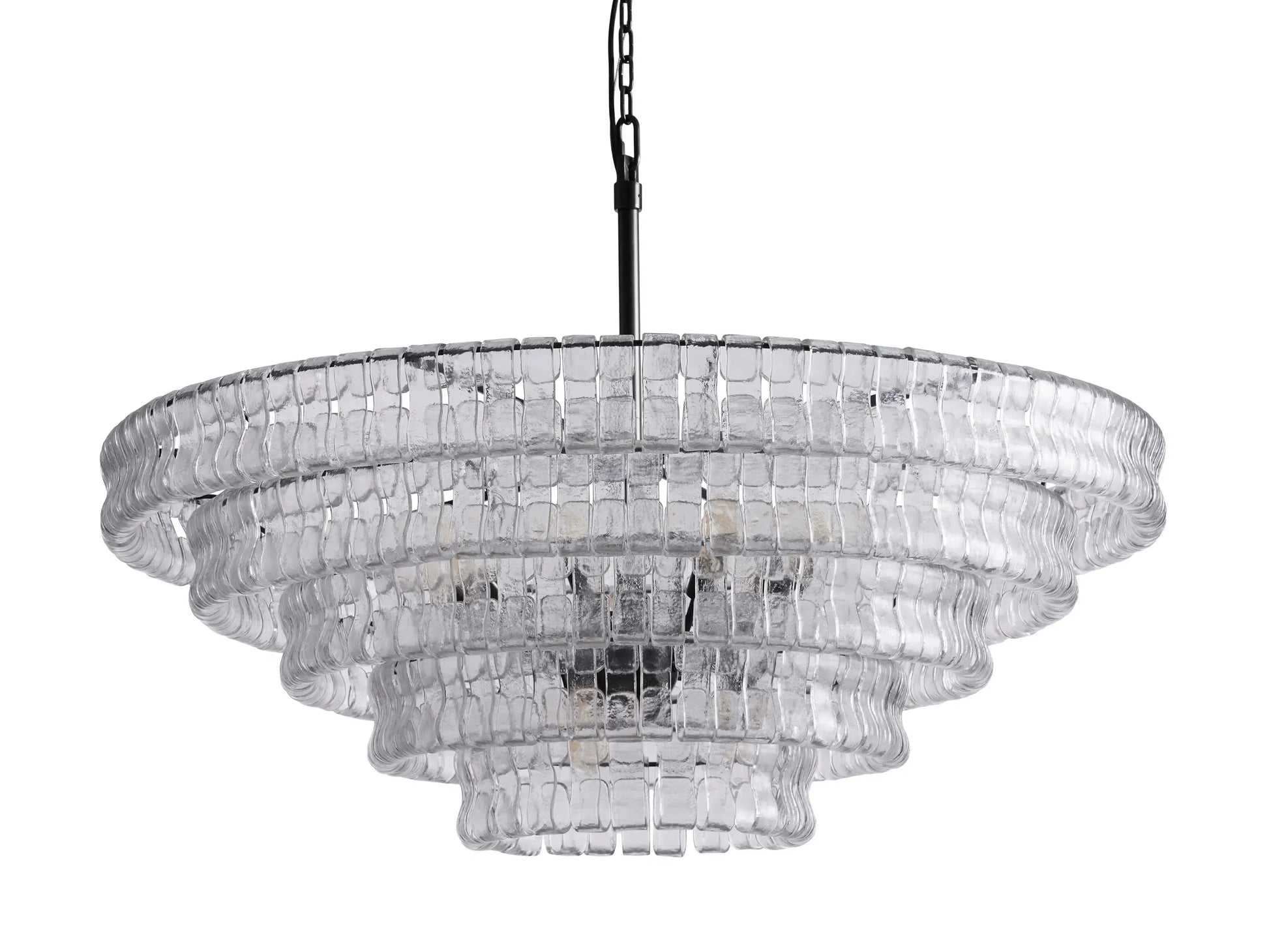 Ghiaccio Round Chandelier 24"36"48"60"-Fanci Lamps