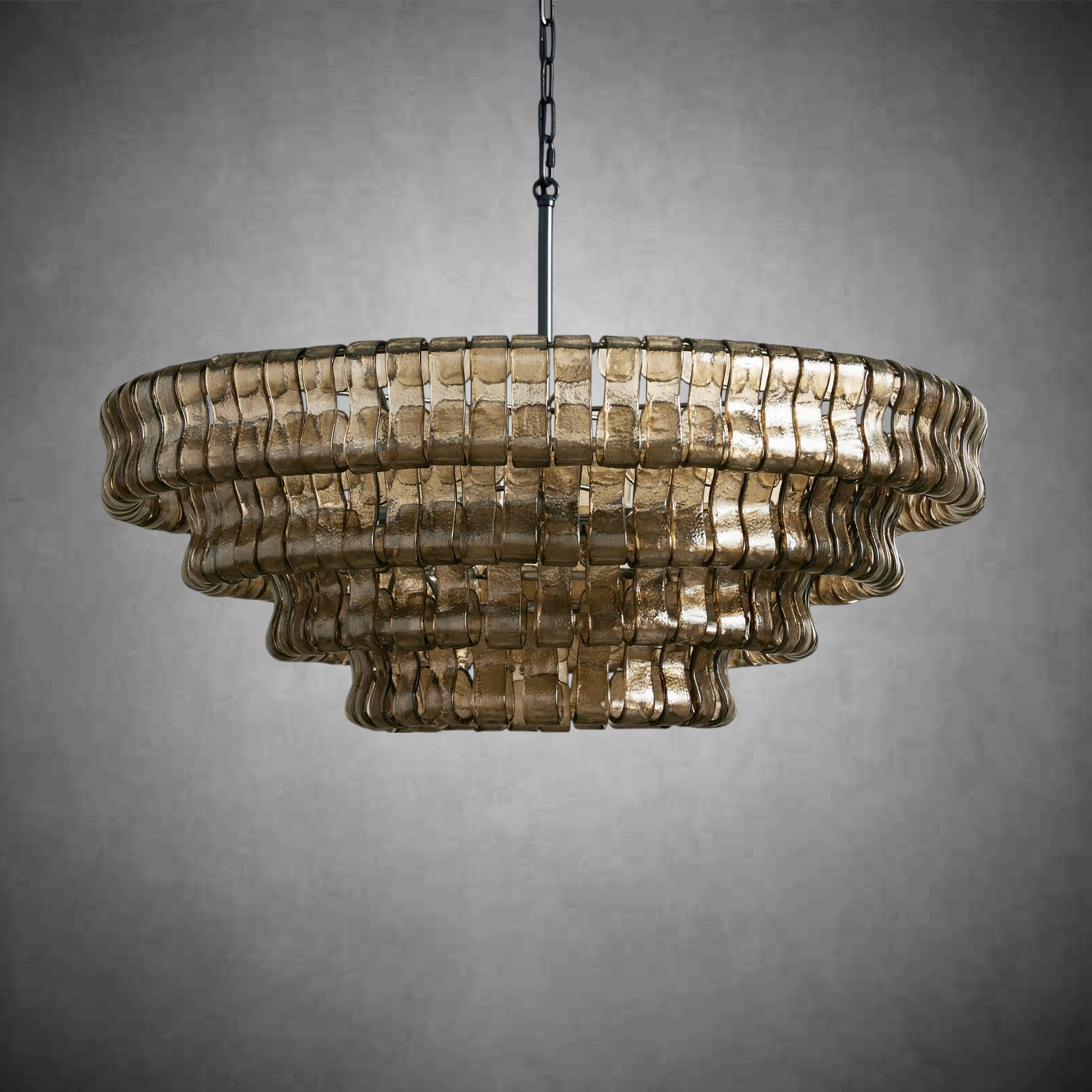 Ghiaccio Round Chandelier 24"36"48"60"-Fanci Lamps
