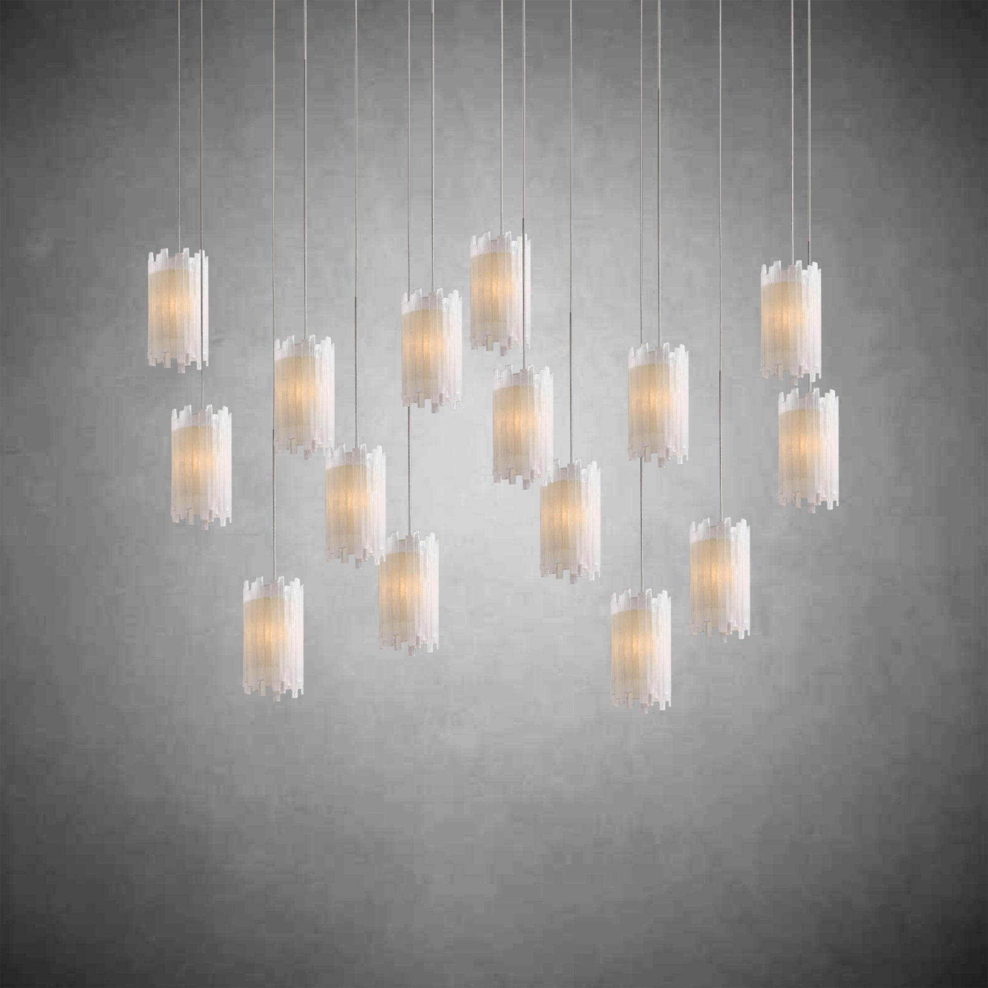 Gianna Rectangular Chandelier 15/30 Light-Fanci Lamps