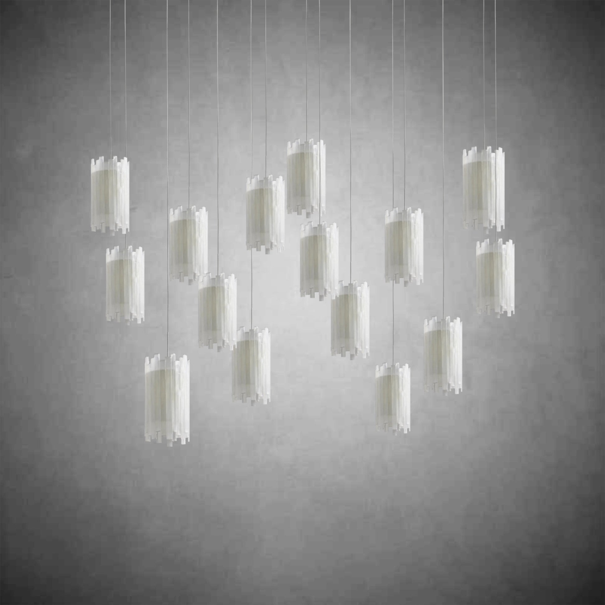 Gianna Rectangular Chandelier 15/30 Light-Fanci Lamps