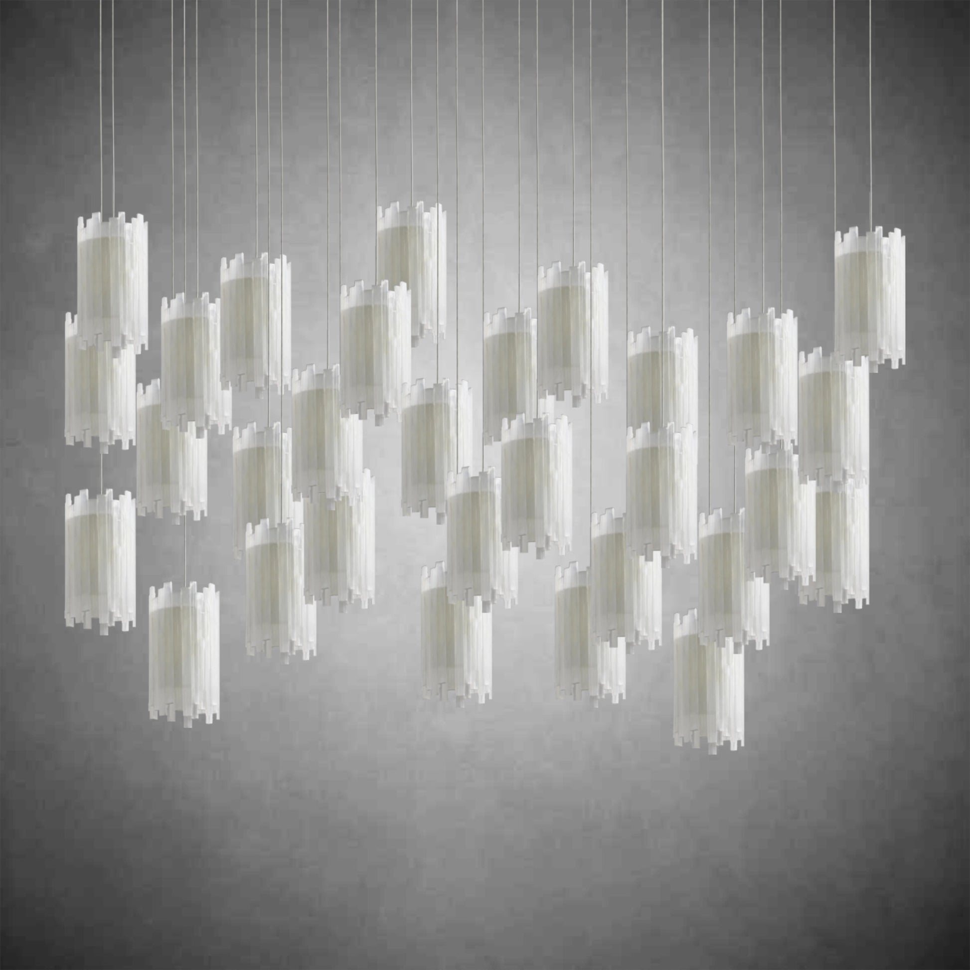 Gianna Rectangular Chandelier 15/30 Light-Fanci Lamps