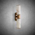 Harlin 2-Light Wall Sconce in Alabaster-Fanci Lamps