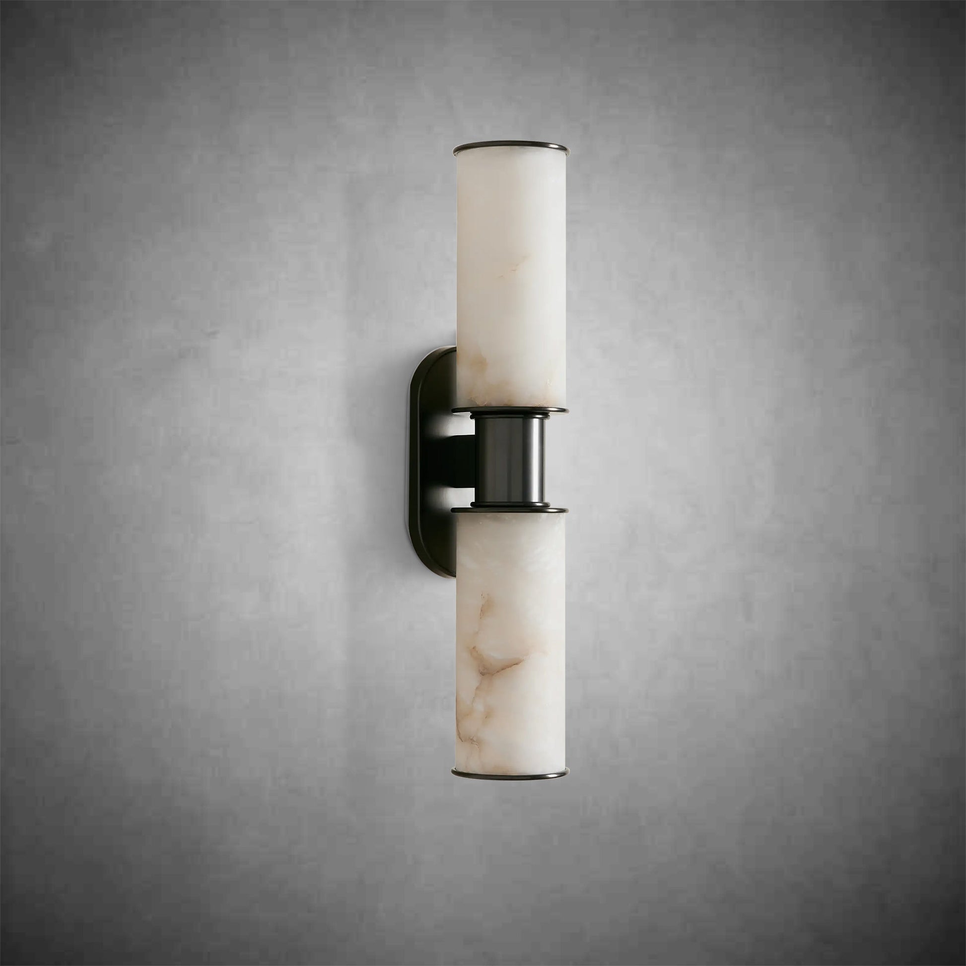 Harlin 2-Light Wall Sconce in Alabaster-Fanci Lamps