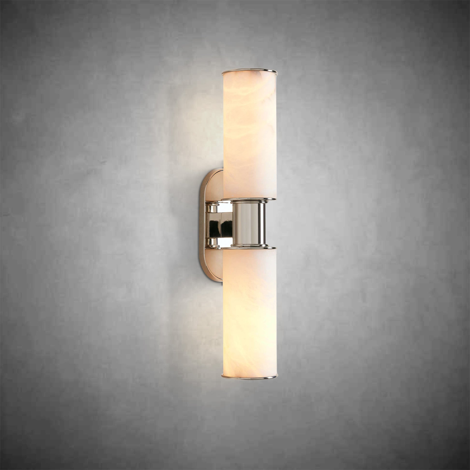 Harlin 2-Light Wall Sconce in Alabaster-Fanci Lamps