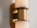 Harlin 2-Light Wall Sconce in Alabaster-Fanci Lamps