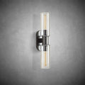 Harlin 2-Light Wall Sconce in Clear-Fanci Lamps