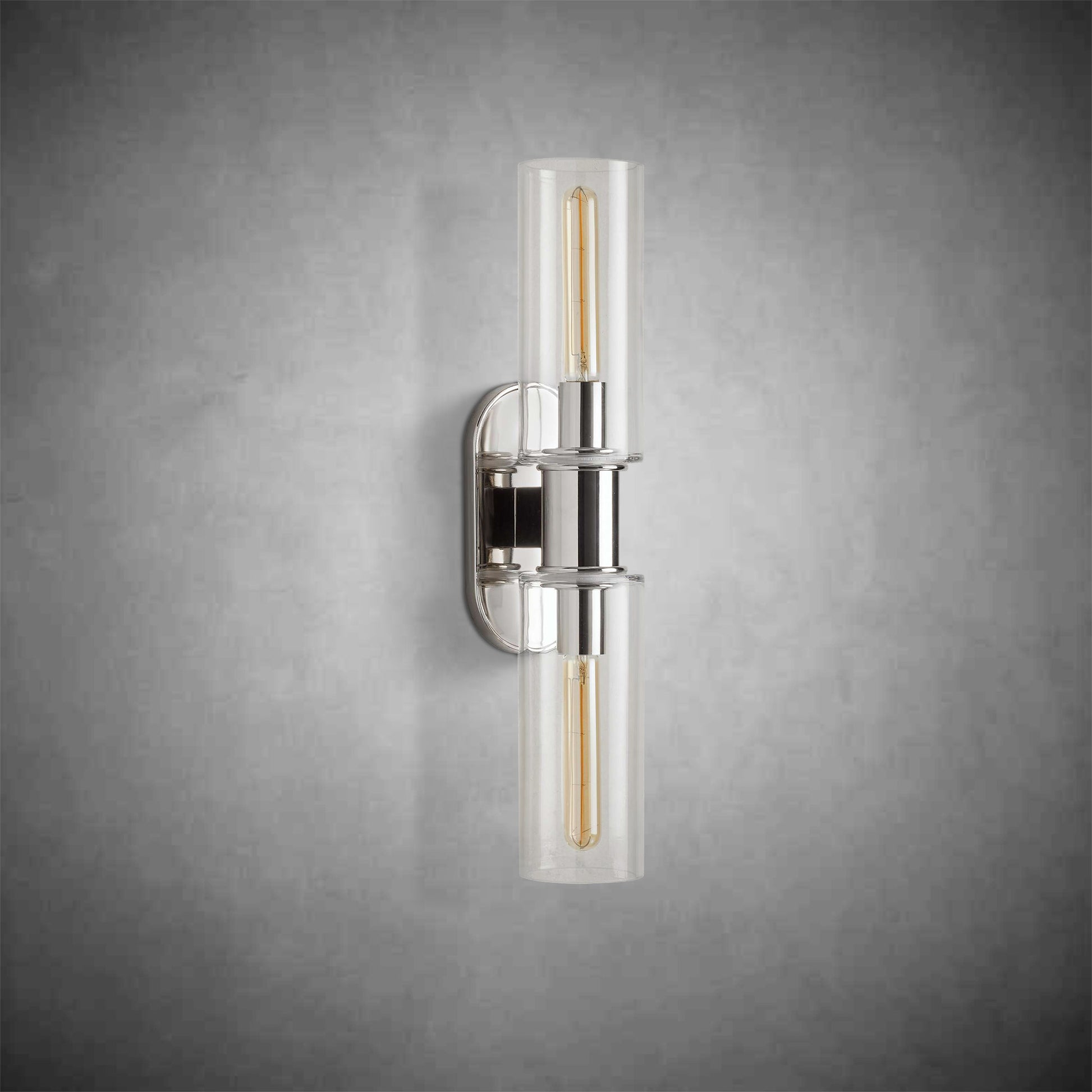 Harlin 2-Light Wall Sconce in Clear-Fanci Lamps