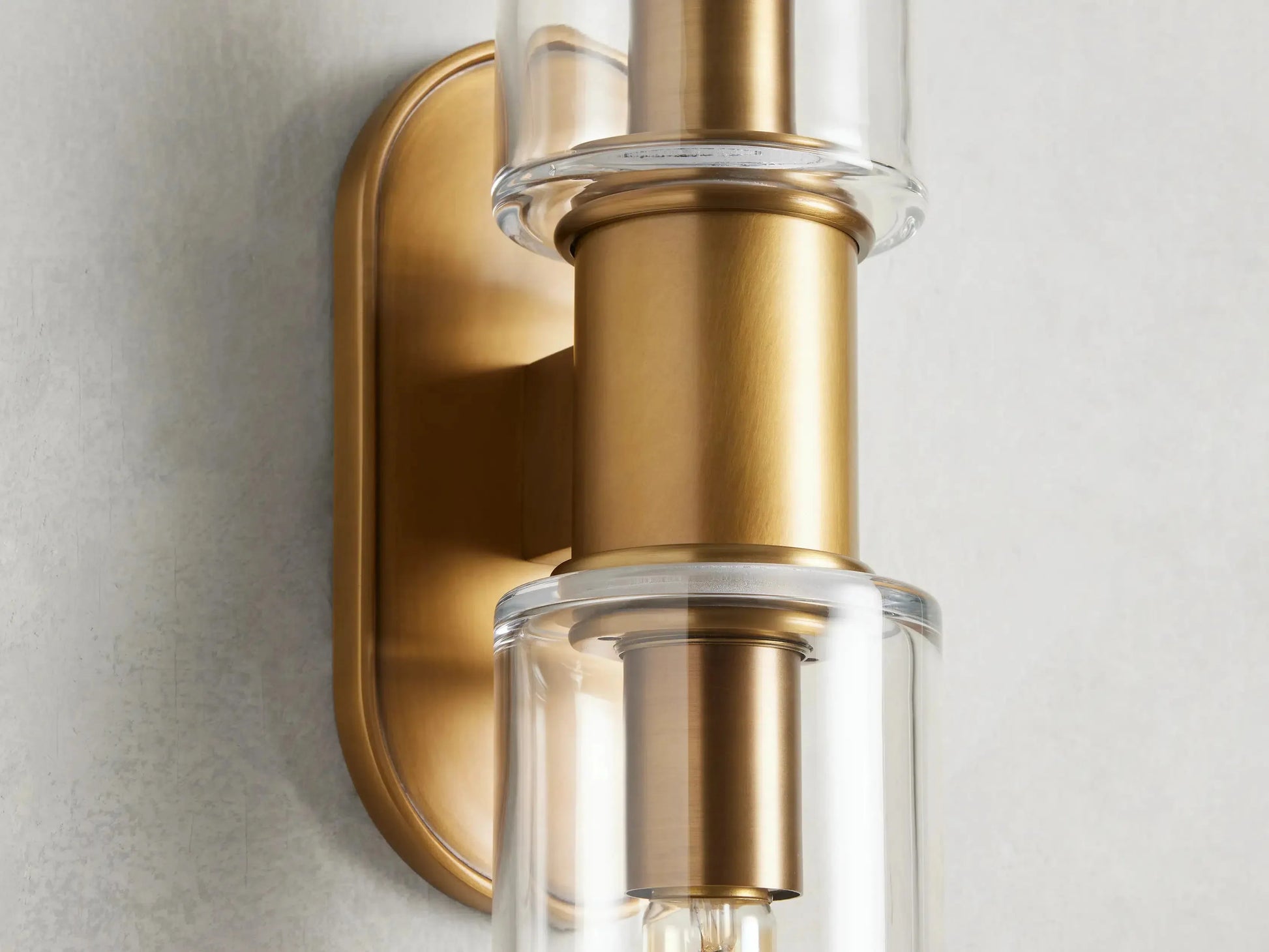 Harlin 2-Light Wall Sconce in Clear-Fanci Lamps