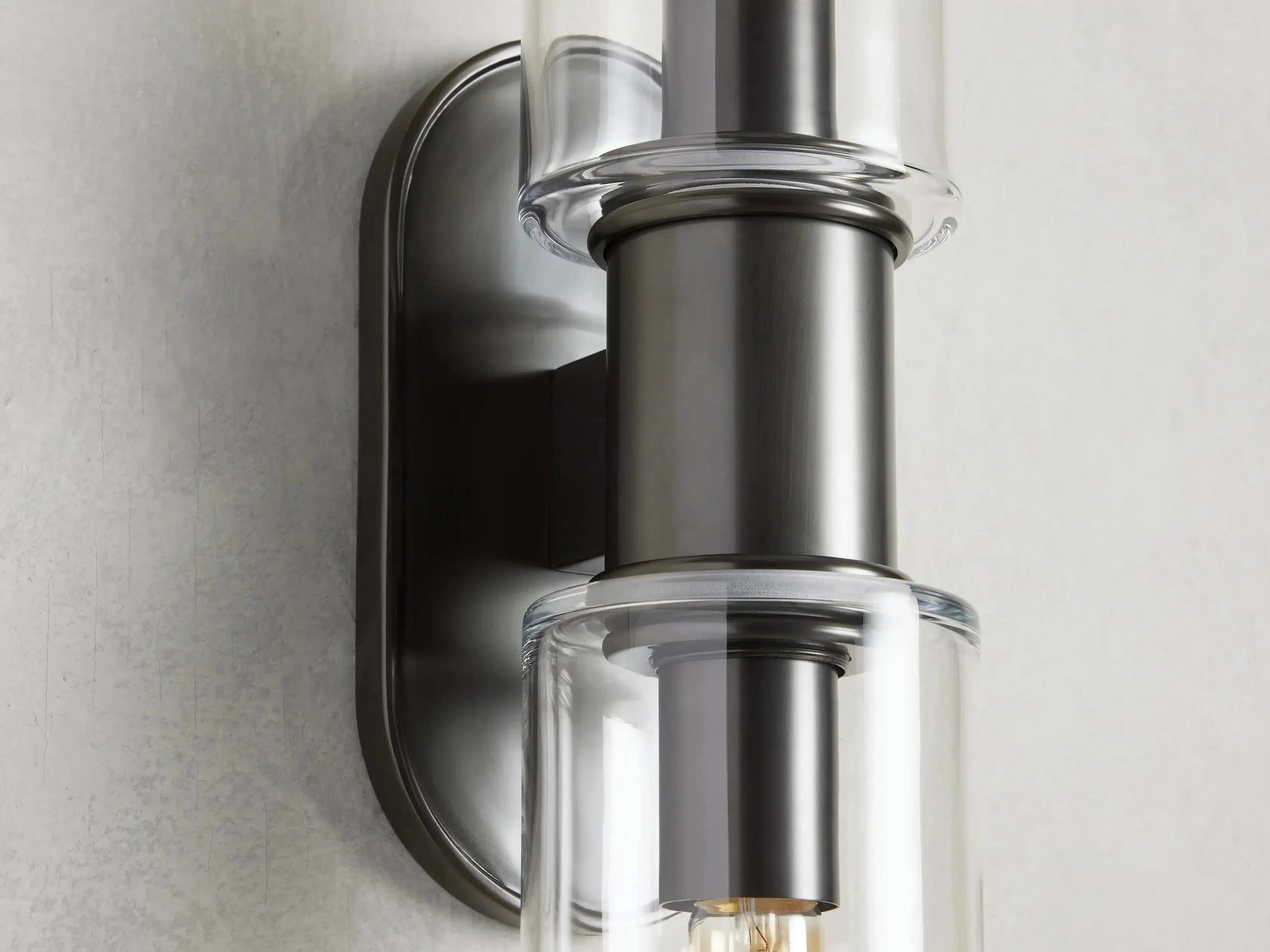 Harlin 2-Light Wall Sconce in Clear-Fanci Lamps