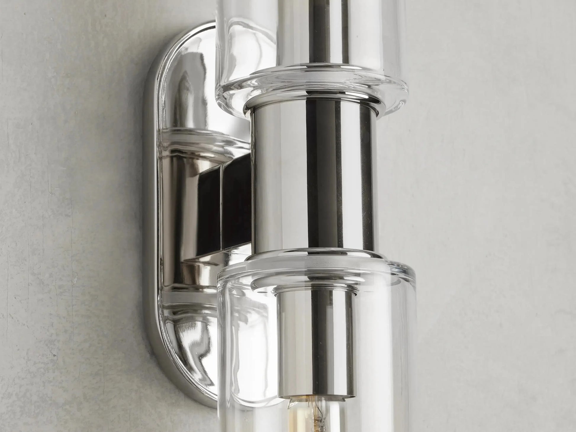 Harlin 2-Light Wall Sconce in Clear-Fanci Lamps