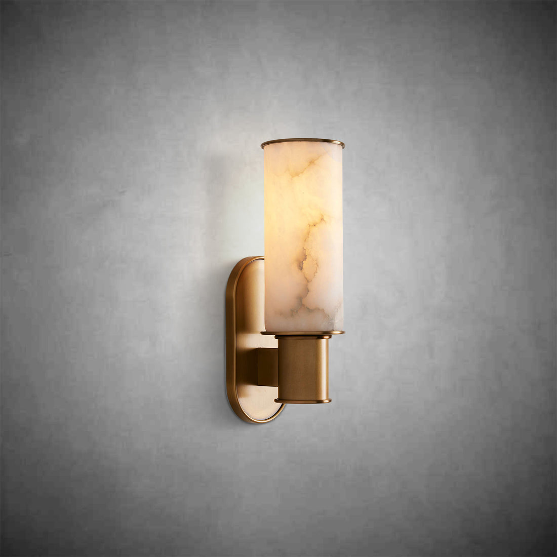 Harlin Wall Sconce in Alabaster-Fanci Lamps