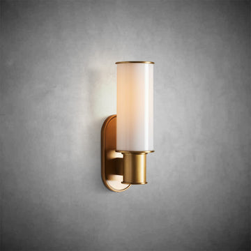 Harlin Wall Sconce in Milk-Fanci Lamps