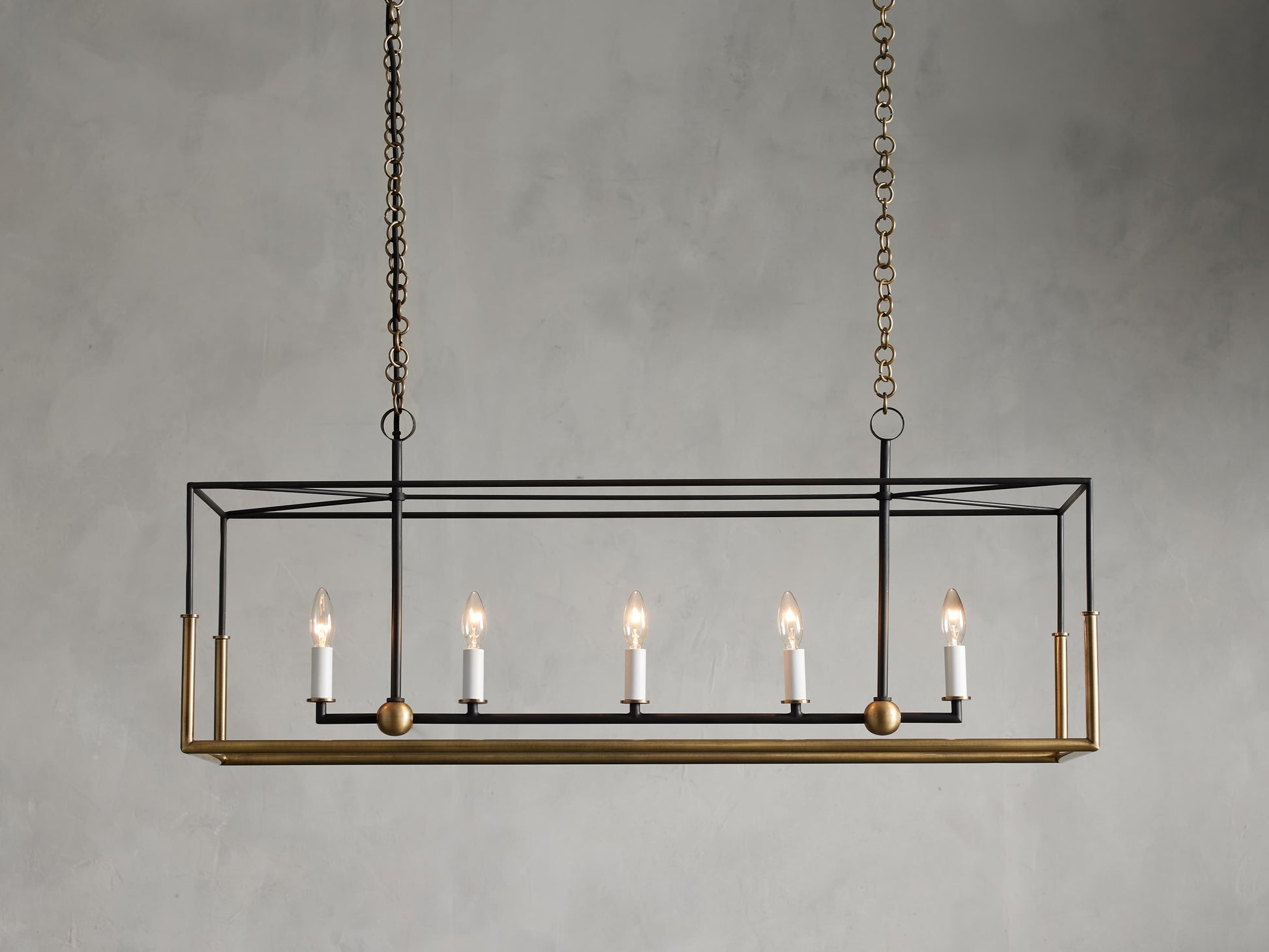 Holt 5-Light Linear Chandelier-Fanci Lamps