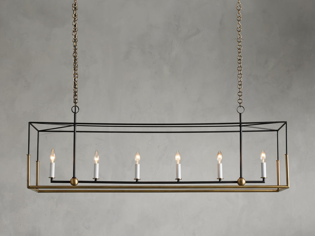 Holt 6-Light Linear Chandelier-Fanci Lamps