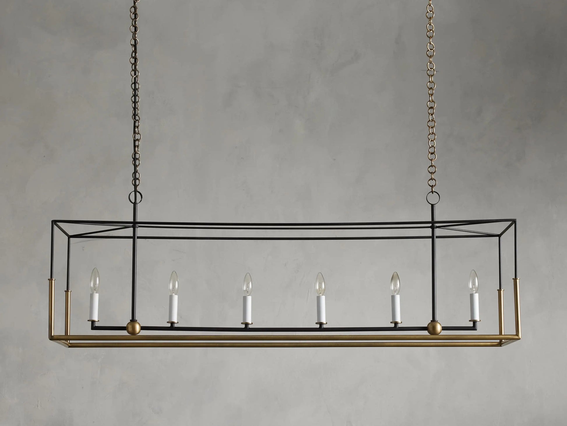 Holt 6-Light Linear Chandelier-Fanci Lamps