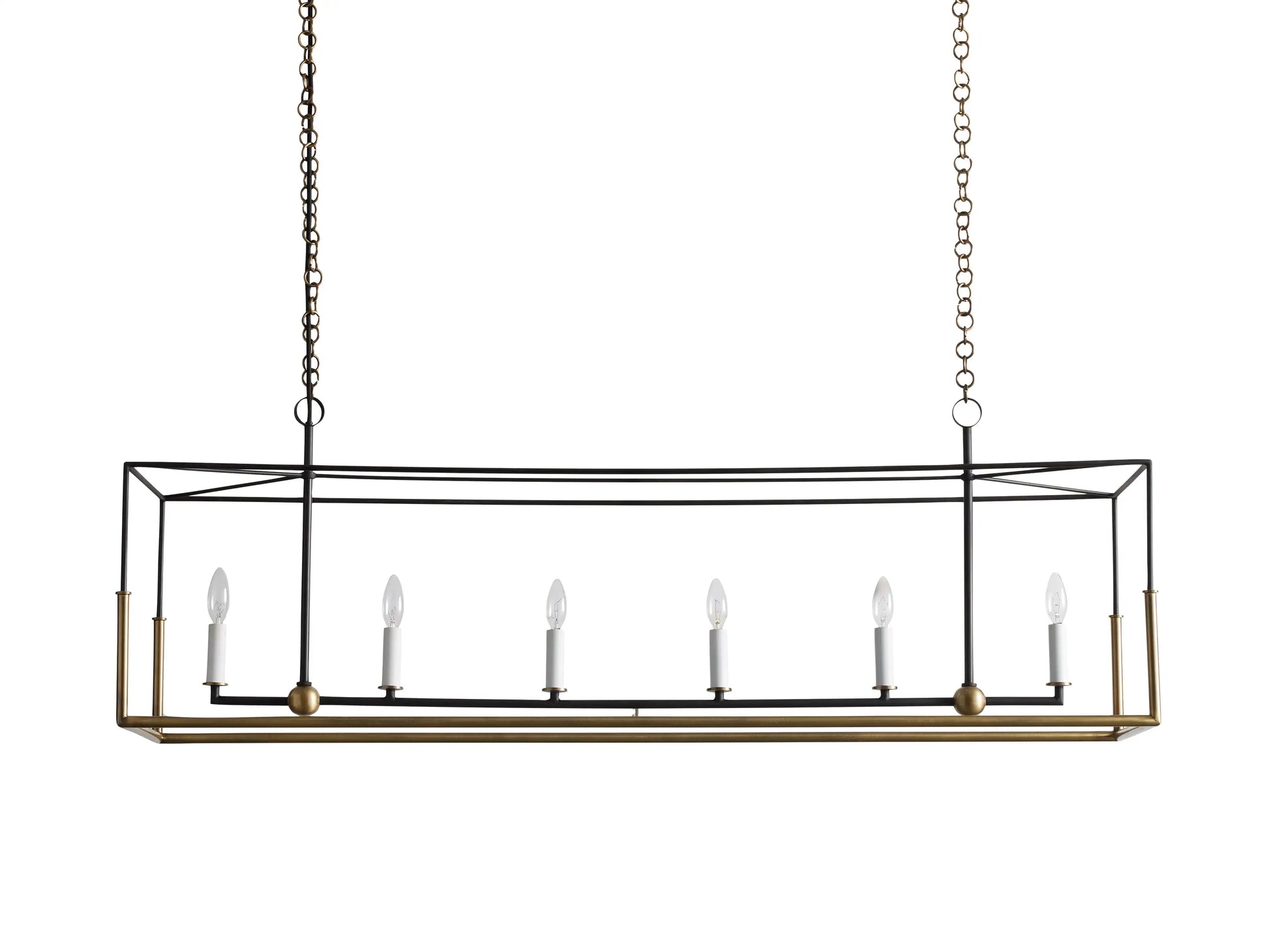 Holt 6-Light Linear Chandelier-Fanci Lamps