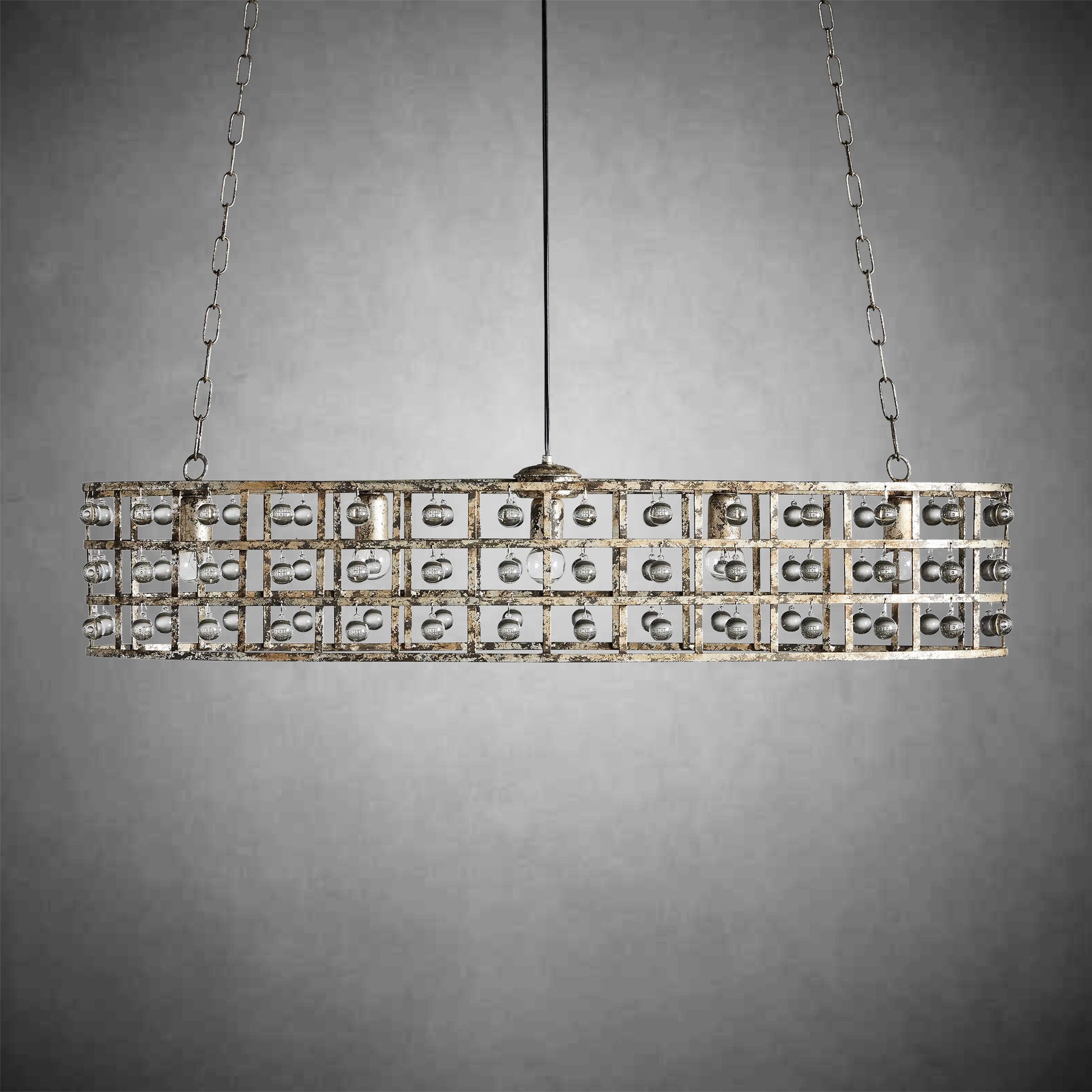 La Cage Oval Chandelier 5-Light-Fanci Lamps