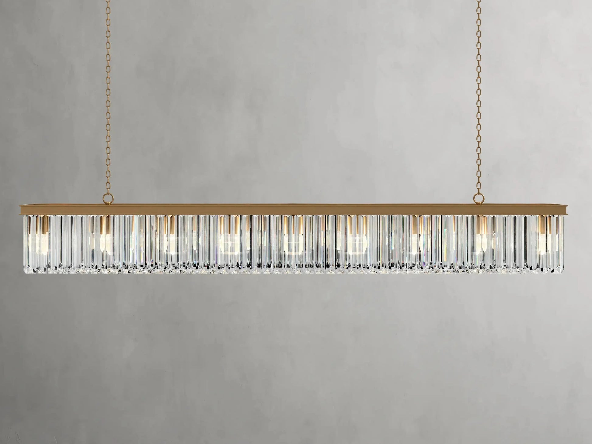 Leyland Rectangular Chandelier 60''72''-Fanci Lamps