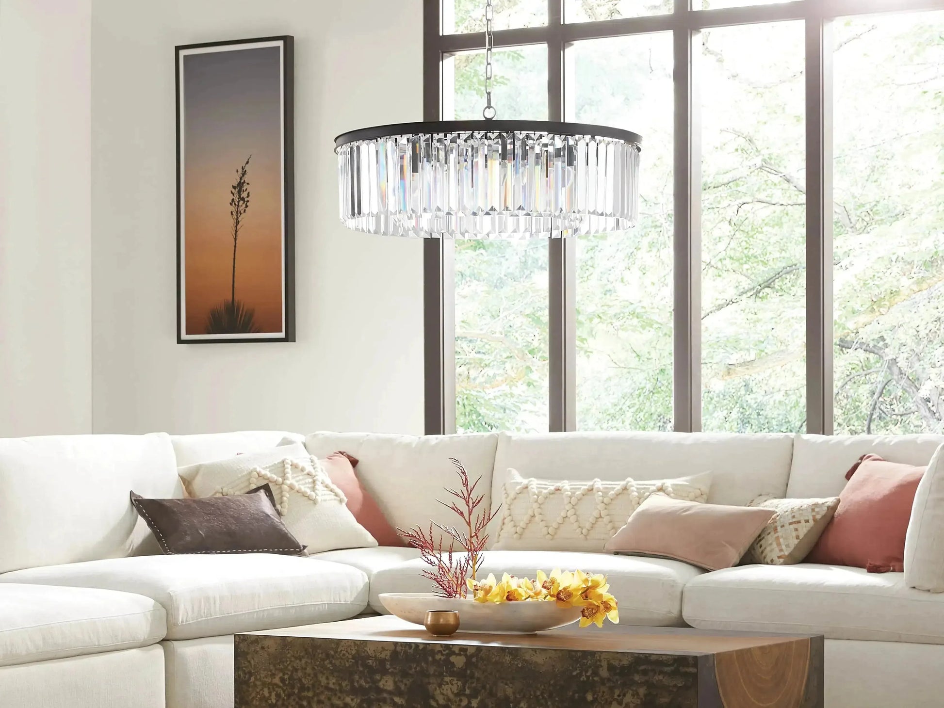 Leyland Round Chandelier-Fanci Lamps