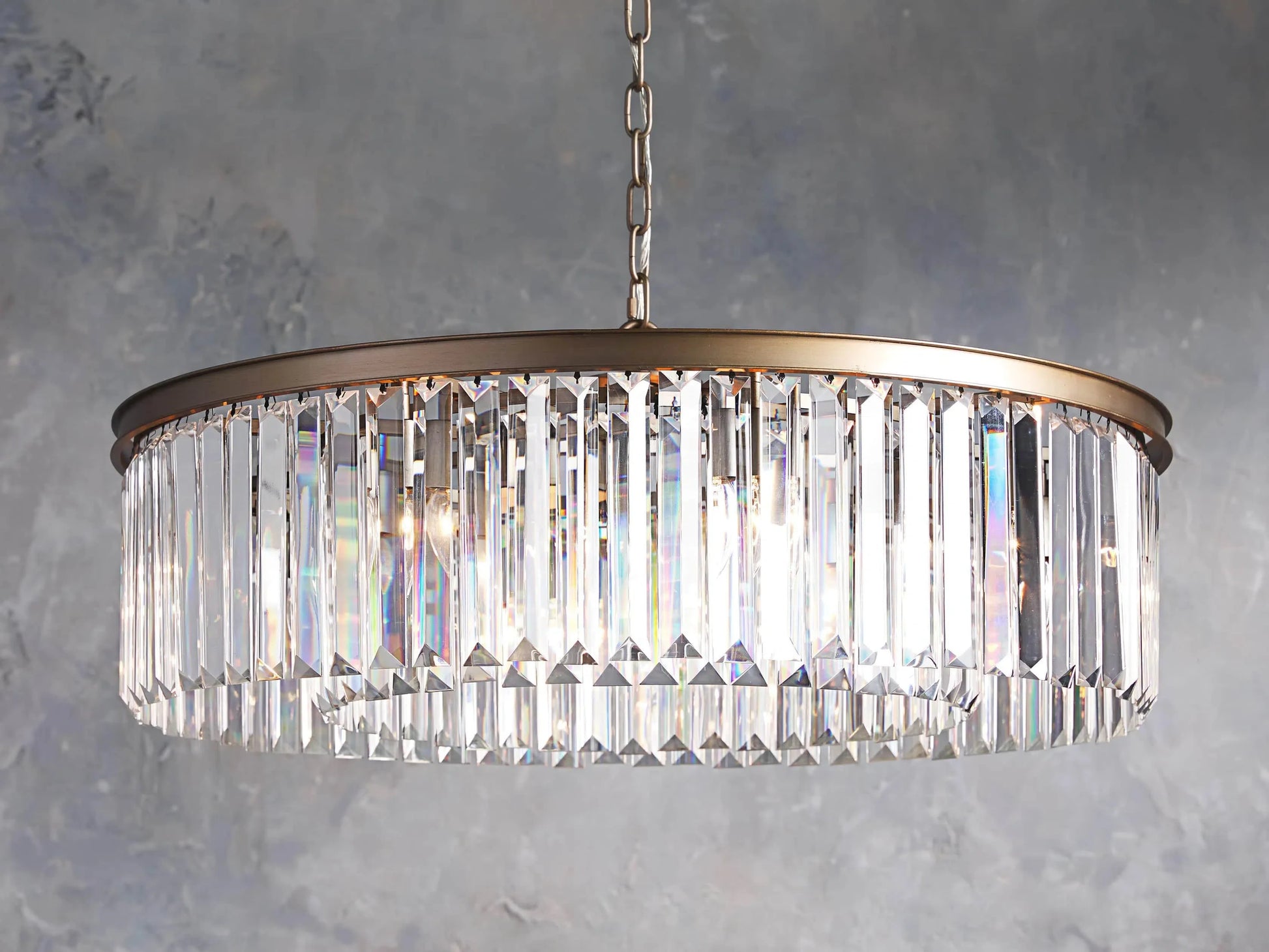 Leyland Round Chandelier-Fanci Lamps