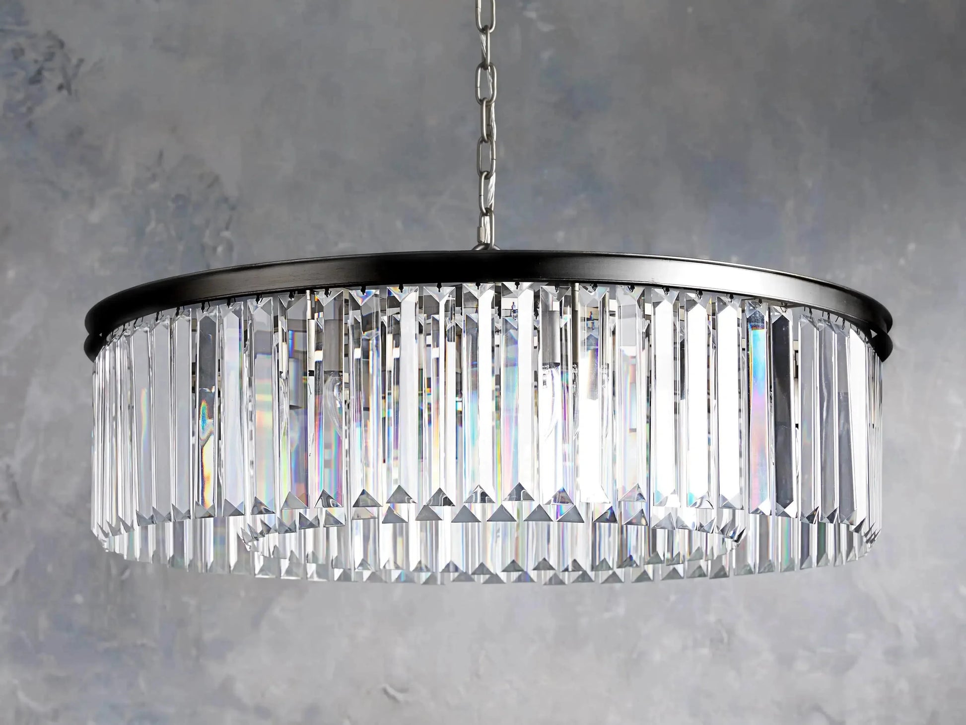 Leyland Round Chandelier-Fanci Lamps