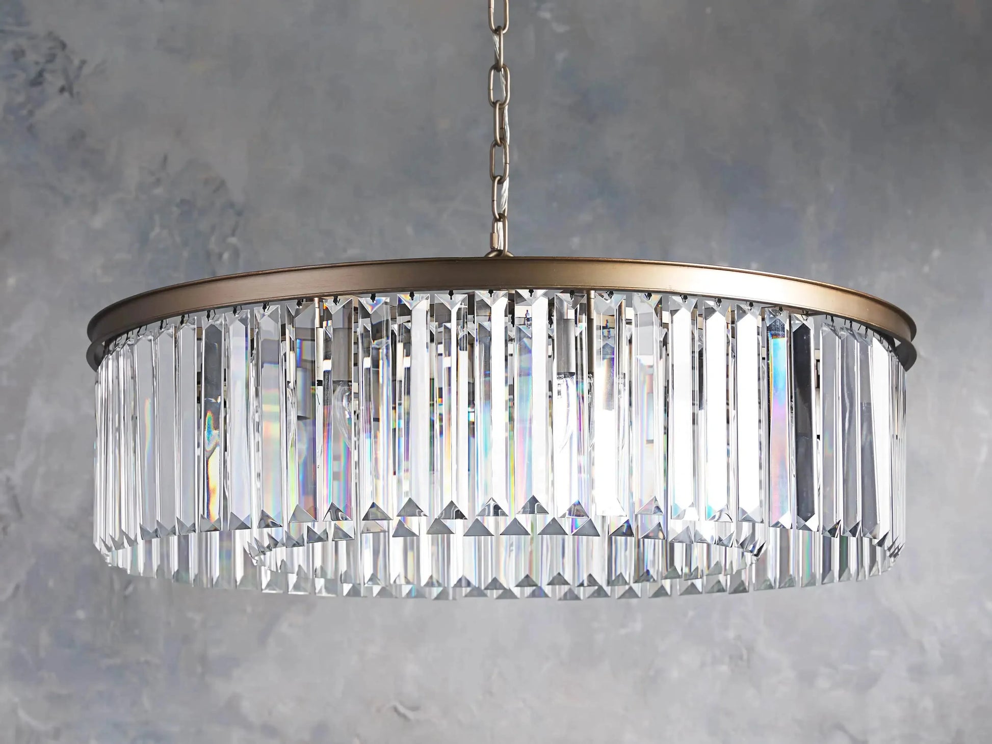Leyland Round Chandelier-Fanci Lamps