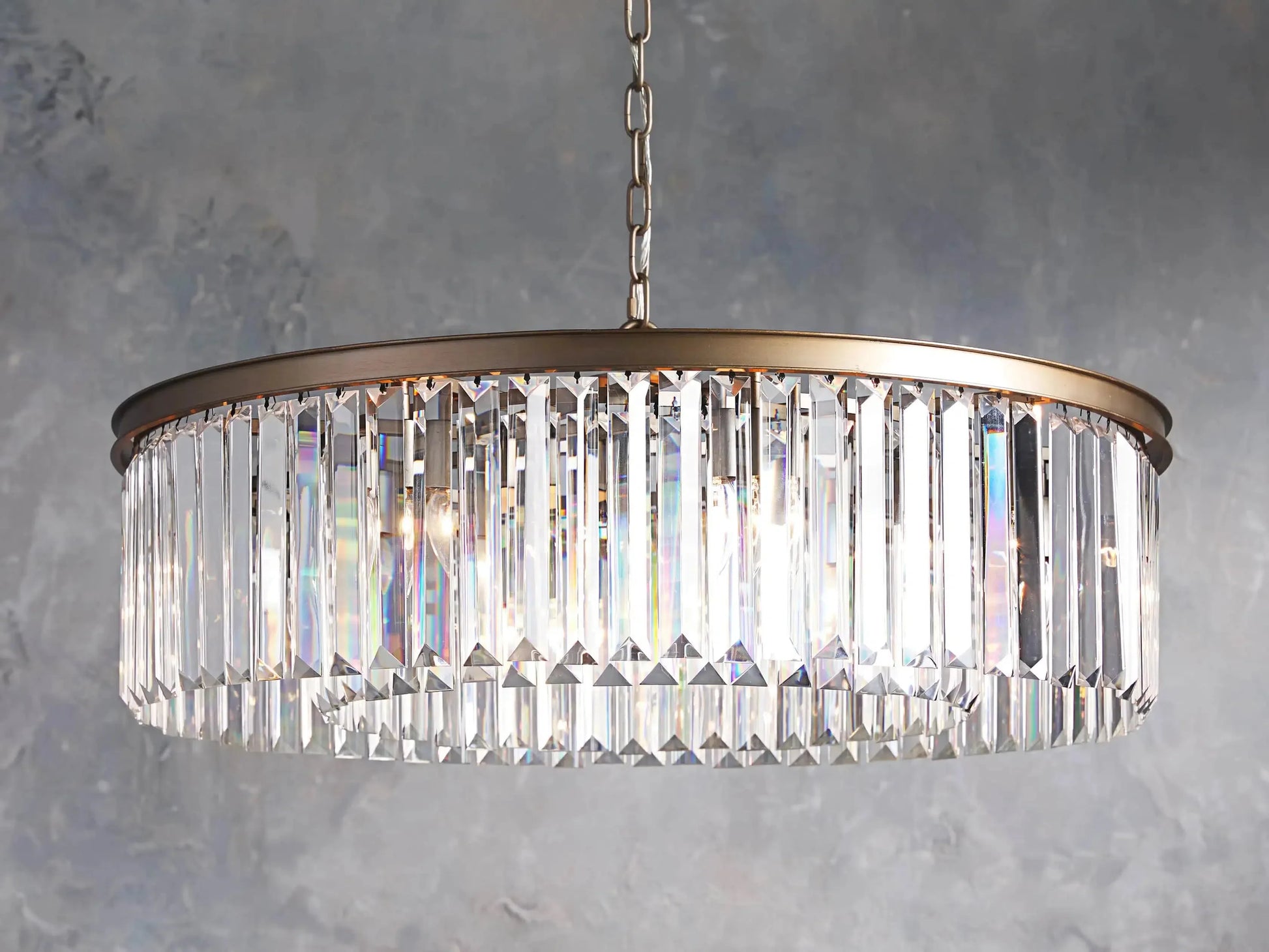 Leyland Round Chandelier-Fanci Lamps