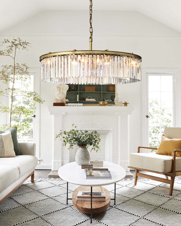 Leyland Round Chandelier-Fanci Lamps