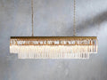 Leyland Tiered Rectangular Chandelier-Fanci Lamps