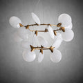 Lyla 2-Tiered Halo Chandelier-Fanci Lamps