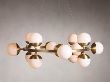 Raechelle Globe Chandelier-Fanci Lamps