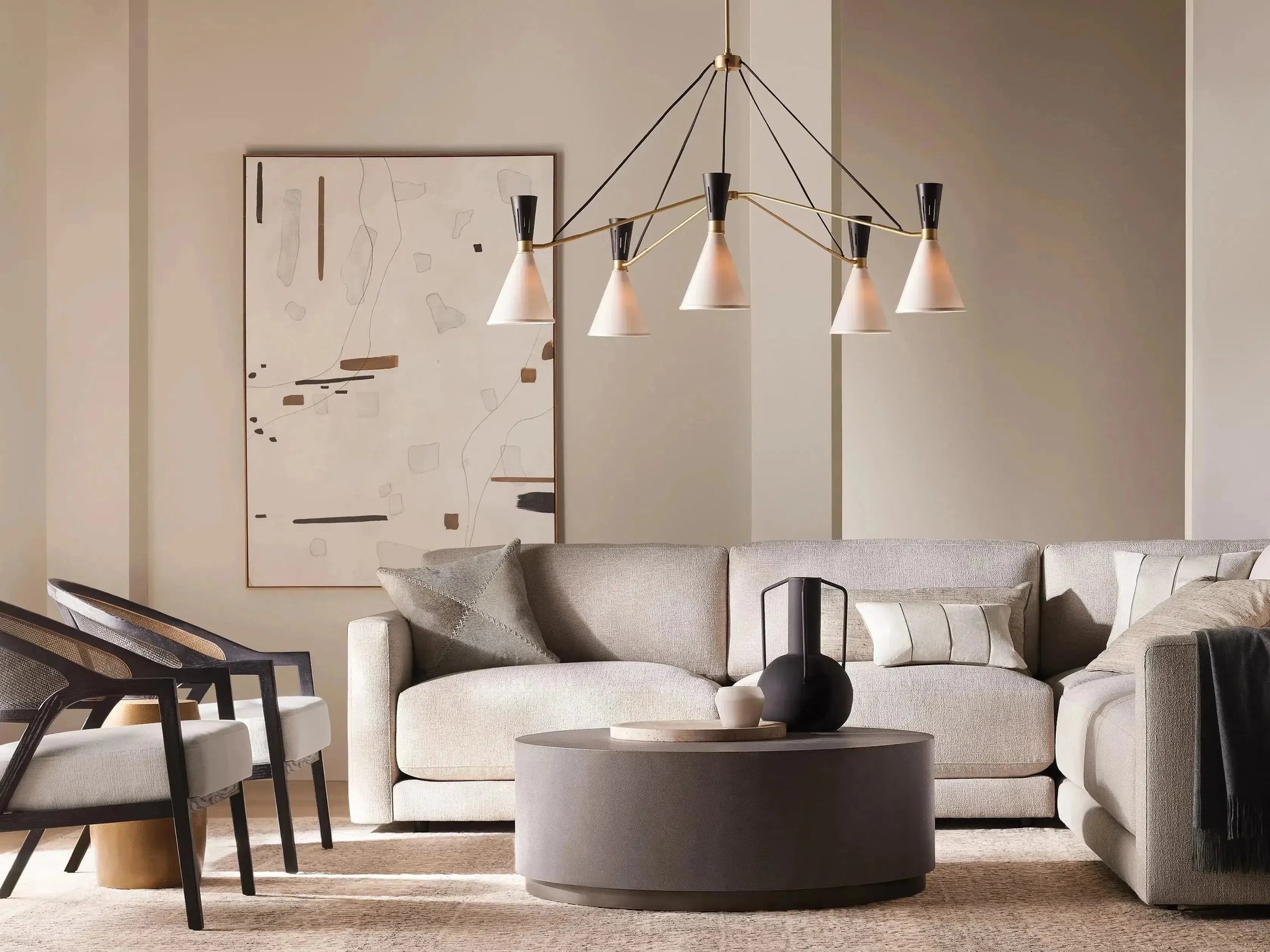 Ramsey 5-Light Round Chandelier-Fanci Lamps