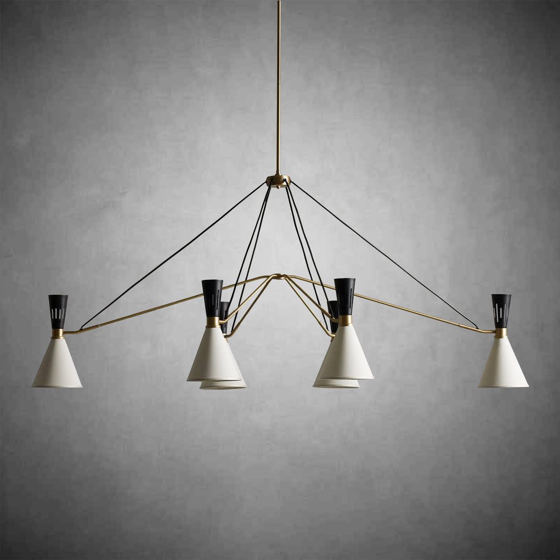 Ramsey 6-Light Linear Chandelier-Fanci Lamps