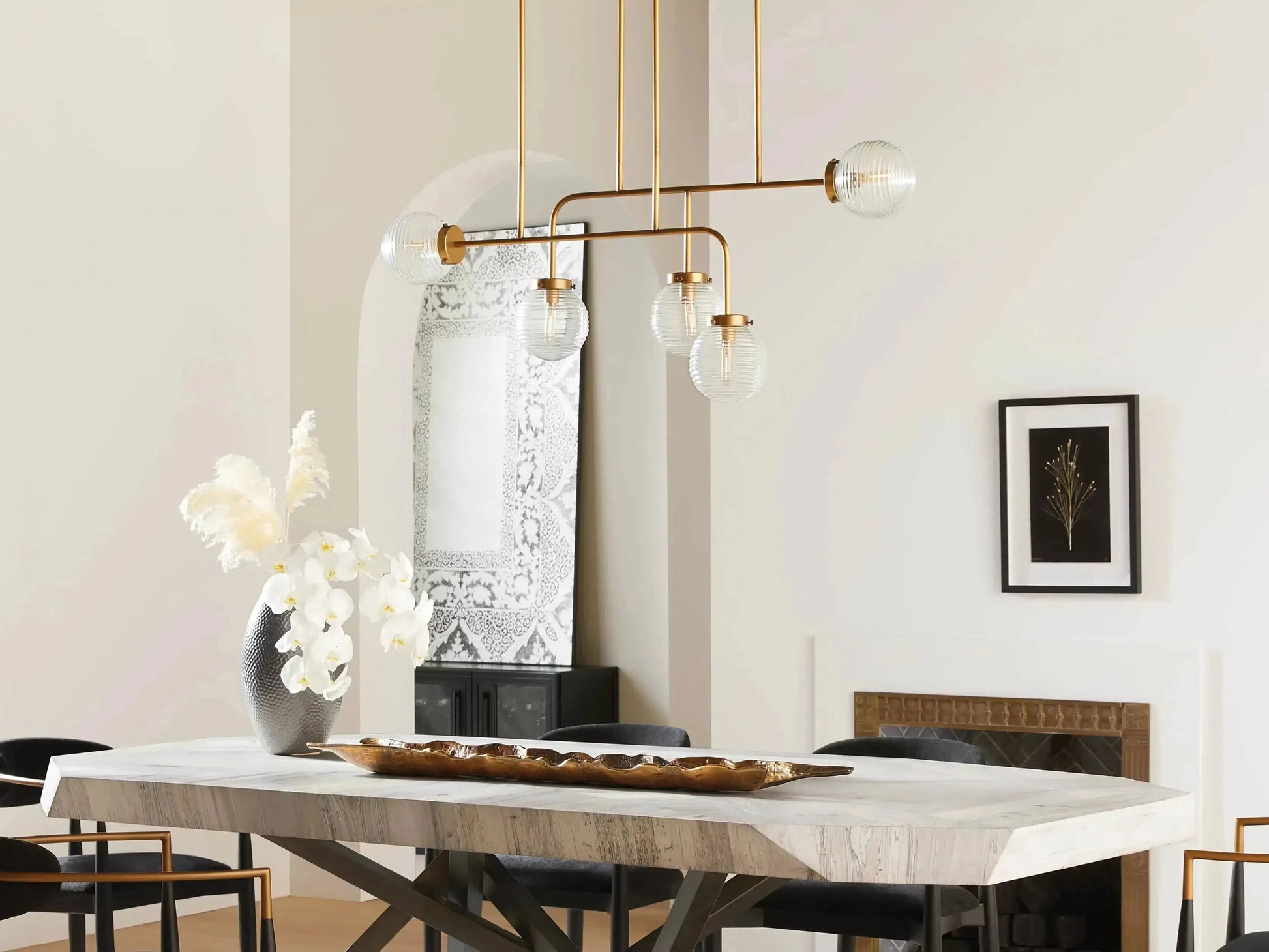 Sayre Linear Chandelier-Fanci Lamps